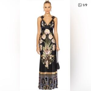 Camilla Ottoman Elegance Silk Maxi